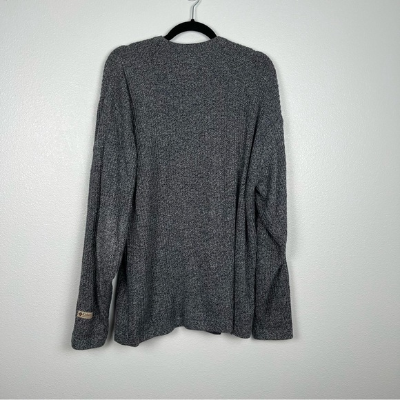 Columbia Knit Sweater Gray Sz L - Picture 6 of 6